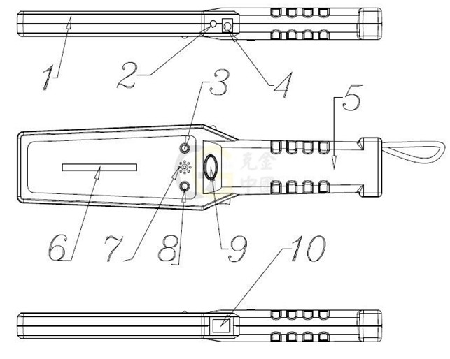 GC-1002 超高靈敏度手持式金屬探測器(圖2) GC-1002 超高靈敏度手持式金屬探測器(圖2)